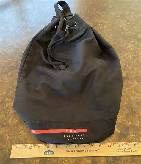 prada luna rossa extreme drawstring bag|Prada luna rossa extreme drawstring gym bag black.